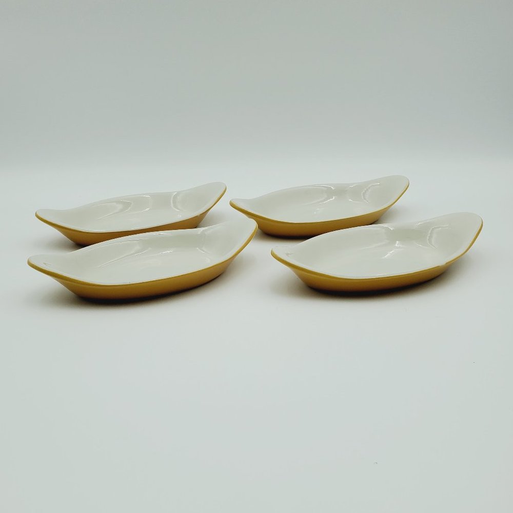 Hall Gold Mustard Au Gratin Baking Dishes Casseroles 520 8"